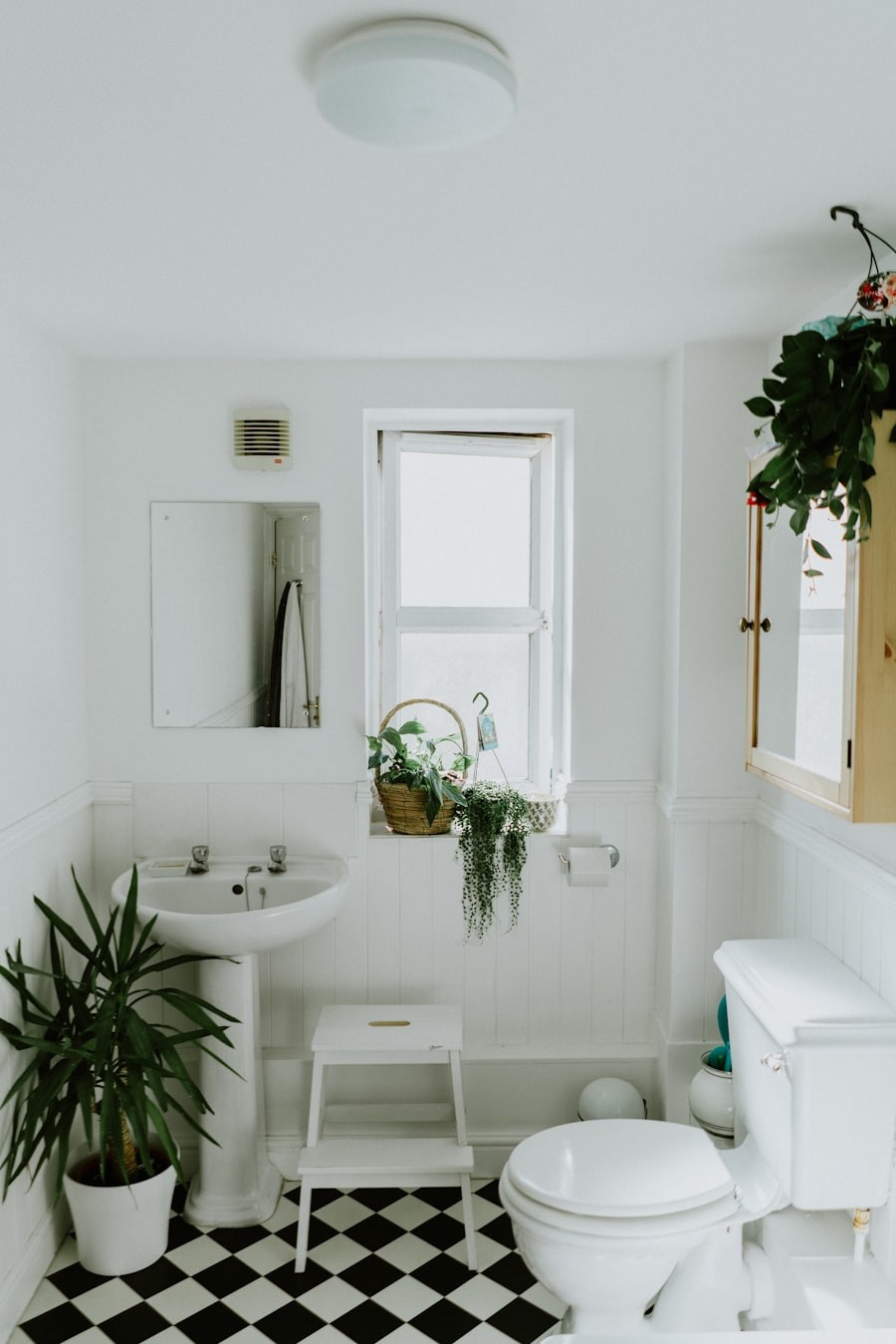Bathroom after processing