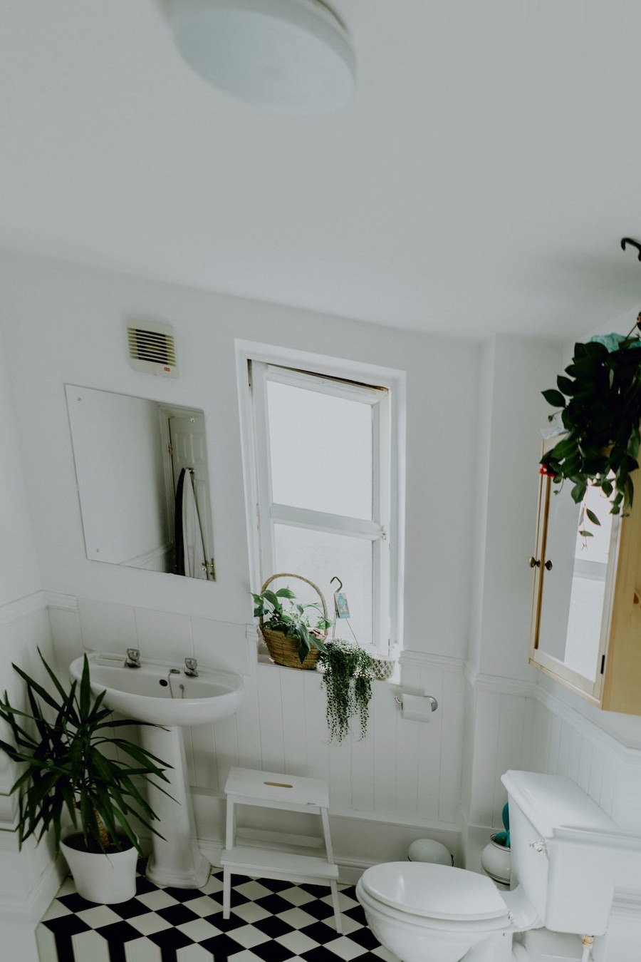 Bathroom before processing